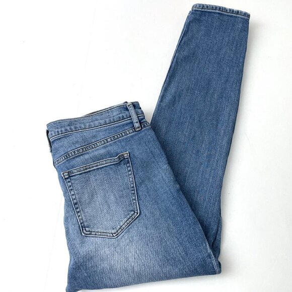 GAP 1969 Women's Jeans Authentic True Skinny Distressed Medium Wash size 30S - Picture 9 of 9